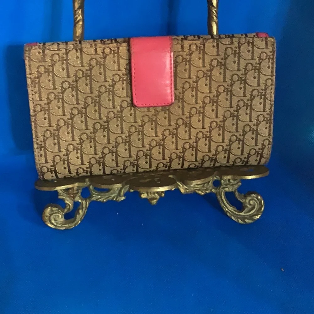 Christian Dior Dorrisimo Pink Monogram‎ Trotter Long Flap Wallet serial #